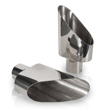 Load image into Gallery viewer, Stainless Works Big Oval Truck Side Tips -3in
