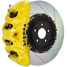 Load image into Gallery viewer, Brembo 09-16 Panamera/S/4S/Turbo Front GT BBK 8 Piston Cast 412x38 2pc Rotor Slotted Type1-Yellow