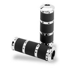 Load image into Gallery viewer, Performance Machine Handle Grip Set- xL Rubber 2K8 - Chrome