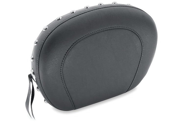 Mustang Harley Low Medallion Style Sissy Bar Pad(9x12) w/Studs - Black