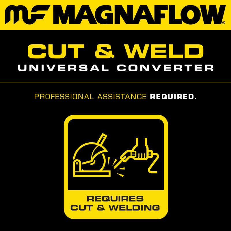 MagnaFlow Conv Universal 2.25 Angled Inlet OEM