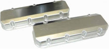 Load image into Gallery viewer, Moroso Chevrolet Big Block Valve Cover w/Billet Rail - 3in - Exhaust Pockets/Intake Tubes - Aluminum