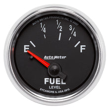 Load image into Gallery viewer, AutoMeter Gauge Fuel Level 2-1/16in. 73 Ohm(e) to 10 Ohm(f) Elec Gs