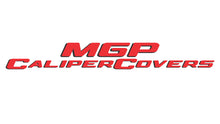 Load image into Gallery viewer, MGP 4 Caliper Covers Engraved Front &amp; Rear Red Finish Silver F-150 (2015)