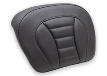 Load image into Gallery viewer, Mustang 08-21 Harley Electra Glide,Rd Glide,Rd King,Str Glide Tour-Pak Pad w/ Blue Stitch - Black