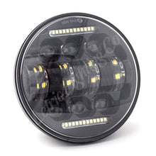 Load image into Gallery viewer, Letric Lighting 5.75? LED Black Diez 10-LED Headlight Dual Horizontal DRL
