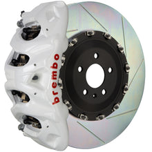 Load image into Gallery viewer, Brembo 02-08 G500/03-04 G55/09-18 G550 Fr GT BBK 8Piston Cast 412x38 2pc Rotor Slotted Type1-White
