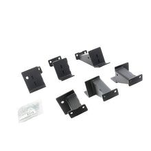 Load image into Gallery viewer, Go Rhino 07-18 Jeep Wrangler JKU 4dr Brackets for Dominator Xtreme Frame Slider - Tex. Blk