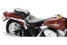 Load image into Gallery viewer, Mustang 84-06 Harley Standard Rear Tire Standard Touring Pass Seat w/Studs - Black