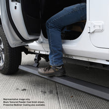Load image into Gallery viewer, Go Rhino 20-23 Jeep Gladiator 4dr E-BOARD E1 Electric Running Board Kit - Bedliner Coating