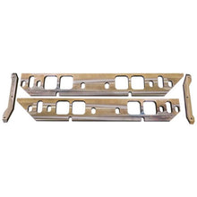 Load image into Gallery viewer, Moroso GM BBC Oval Port Intake Manifold Spacers - Machined Aluminum