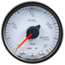 Load image into Gallery viewer, Autometer Spek-Pro Gauge Fuel Level 2 1/16in 0-270 Programmable Wht/Blk