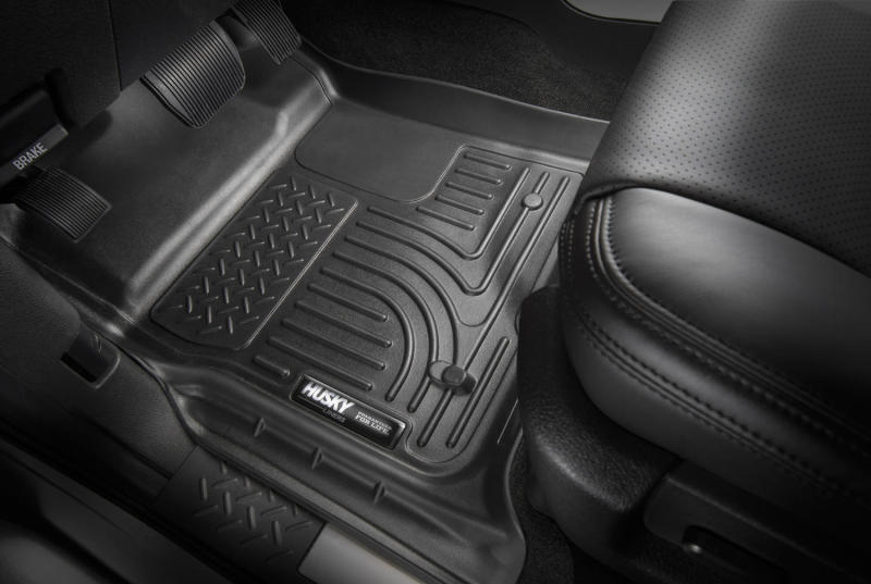 Husky Liners 21-22 Jeep Wrangler UL Rubicon 4xe Hybrid WeatherBeater 2nd Seat Floor Liner - Black