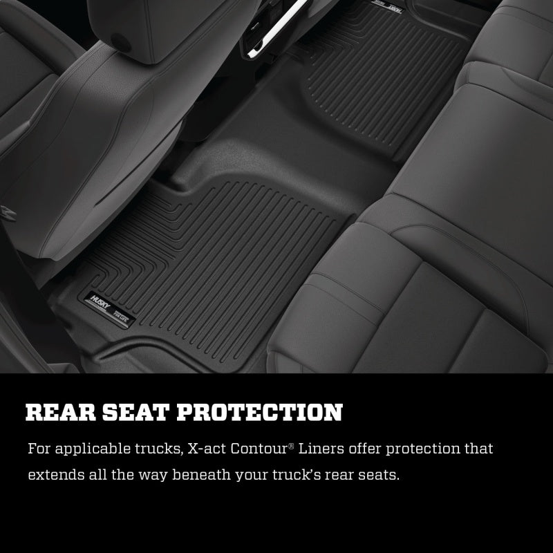 Husky Liners 2019 Ford Ranger Super-Cab X-Act Contour Black Floor Liner (2nd Seat)