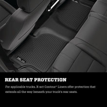 Load image into Gallery viewer, Husky Liners 2015 Chevy Colorado / GMC Canyon Extended Cab X-Act Contour Black 2nd Row Floor Liners