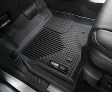 Load image into Gallery viewer, Husky Liners 15-17 Ford F-250 Super Duty Crew Cab X-Act Contour Black Front Floor Liners