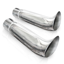 Load image into Gallery viewer, Stainless Works Elf Ear Exhaust Tips 2in Body 2in ID Inlet