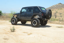 Load image into Gallery viewer, DV8 Offroad 07-18 Jeep Wrangler JK 2 Piece Fast Back Hard Top 4 Door - Black
