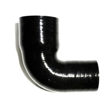 Load image into Gallery viewer, ATP 90 Degree 2in ID to 2.25in ID Transition Silicone Elbow - Blue