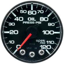 Load image into Gallery viewer, Autometer Spek-Pro 52.4mm 0-120 PSI Digital Stepper Motor Oil Pressue Gauge