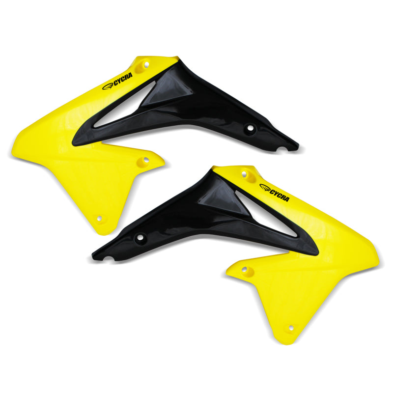 Cycra 10-18 Suzuki RMZ 250-450 Powerflow Radiator Shroud Yellow