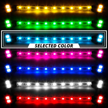 Load image into Gallery viewer, XK Glow Strips Single Color XKGLOW LED Accent Light Motorcycle Kit Light Blue - 8xPod + 2x8In