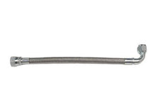 Load image into Gallery viewer, ATP Stainless Steel Braided 14in L with -10 Swivel Ends Straight to 90 Ends Oil Return Line