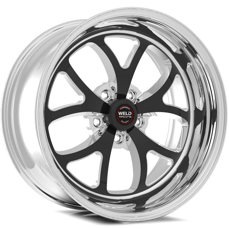 Weld S76 15x11 / 5x115mm BP / .5in. BS Black Wheel (Medium Pad) - Black Single Beadlock MT