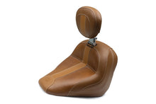 Load image into Gallery viewer, Mustang 15-21 Indian Scout Standard Touring Solo Seat w/Driver Backrest - Brown