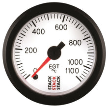 Load image into Gallery viewer, Autometer Stack 52mm 0-1100 Deg C Pro Stepper Motor Exhaust Gas Temp Gauge - White