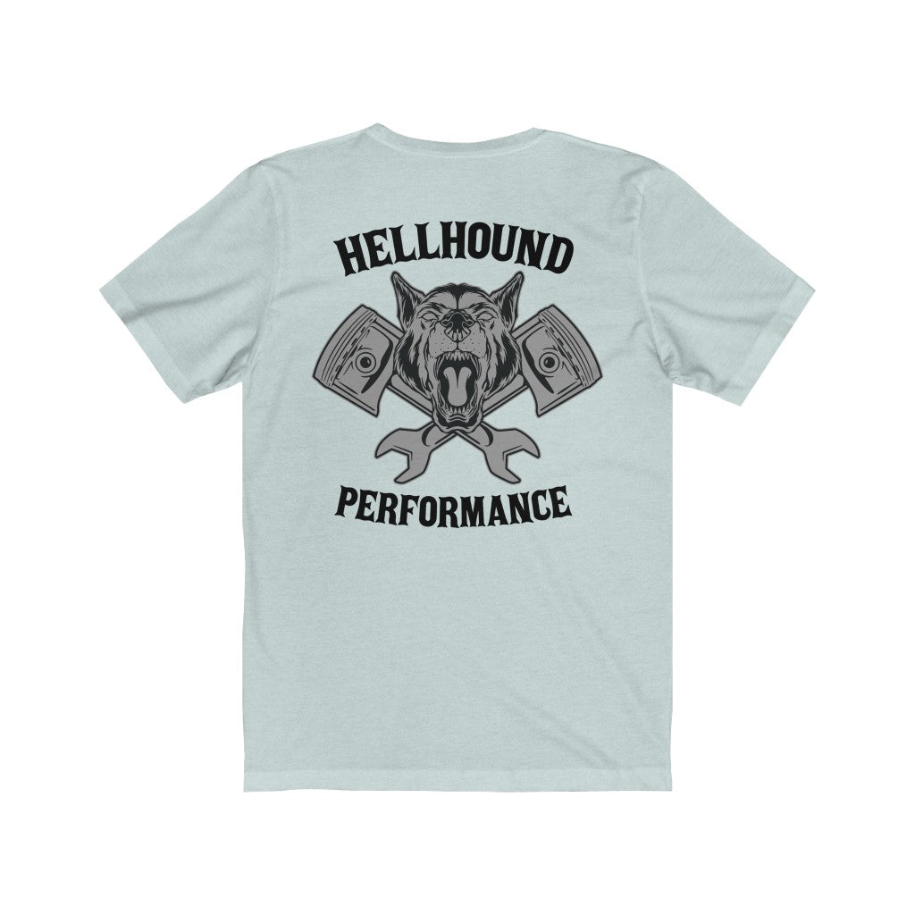 Two Tone Hellhound Performance Classic Unisex Jersey Short Sleeve Tee