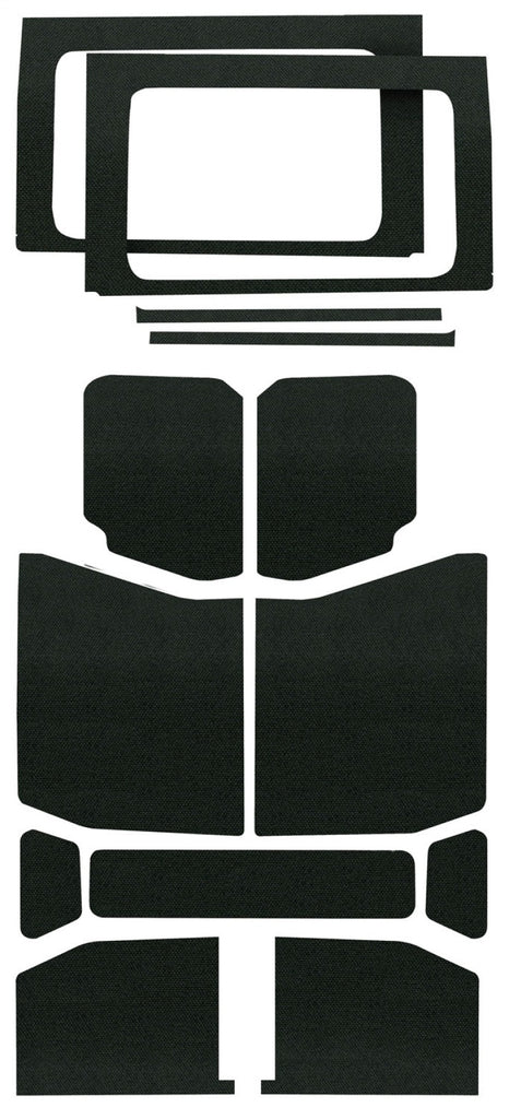 DEI 2018-Up Jeep Wrangler JL 4-Door Headliner Complete Kit 13-pc - Black