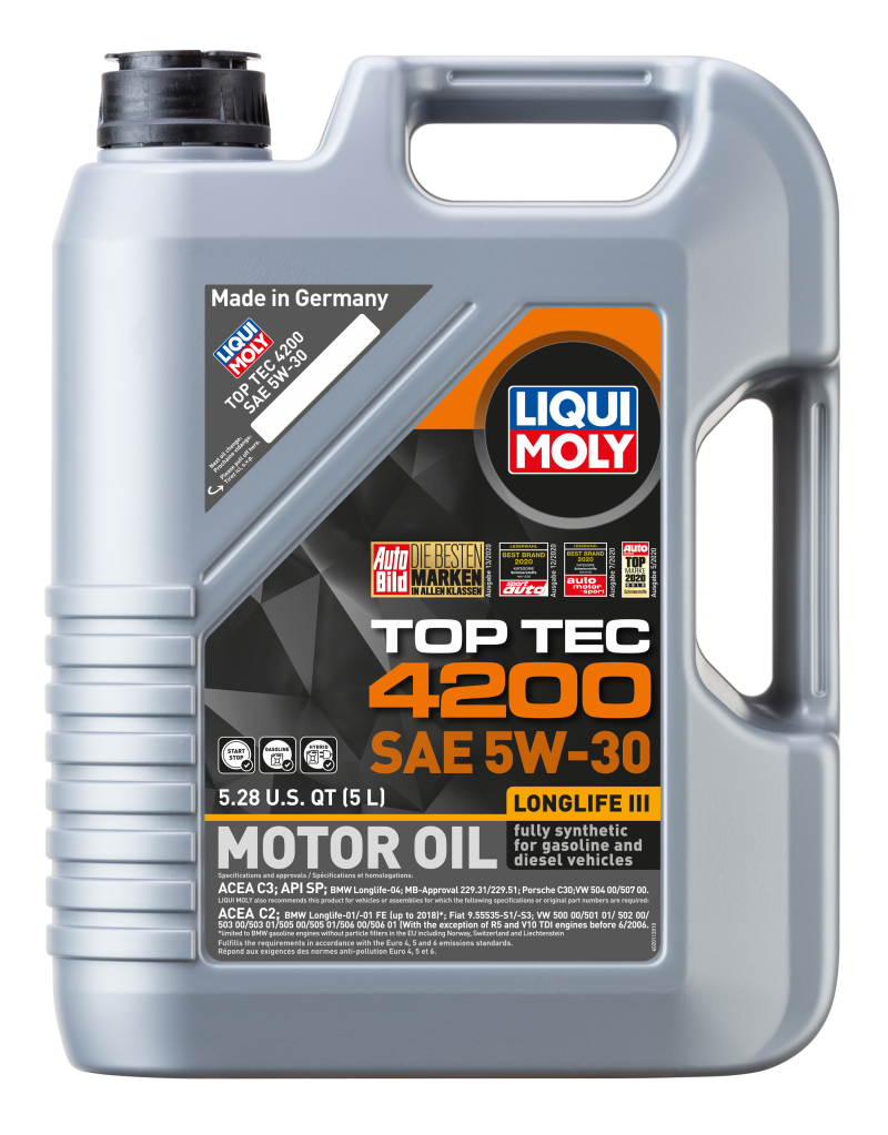 LIQUI MOLY 5L Top Tec 4200 Motor Oil 5W30