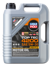 Load image into Gallery viewer, LIQUI MOLY 5L Top Tec 4200 Motor Oil 5W30