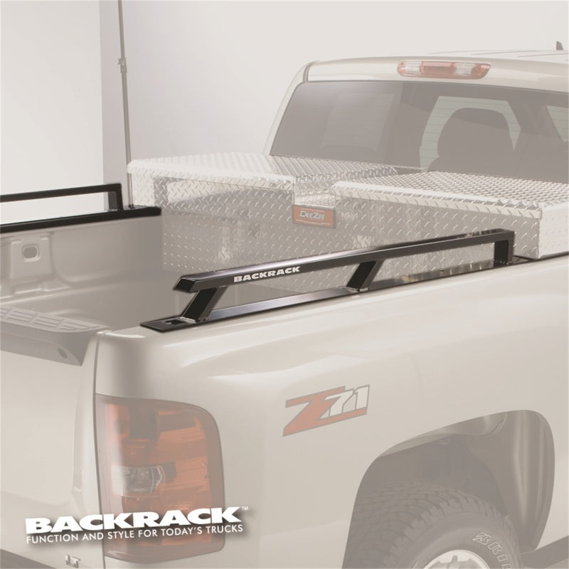 BackRack 14-18 Silverado/Sierra 5.5ft Bed Siderails - Toolbox 21in