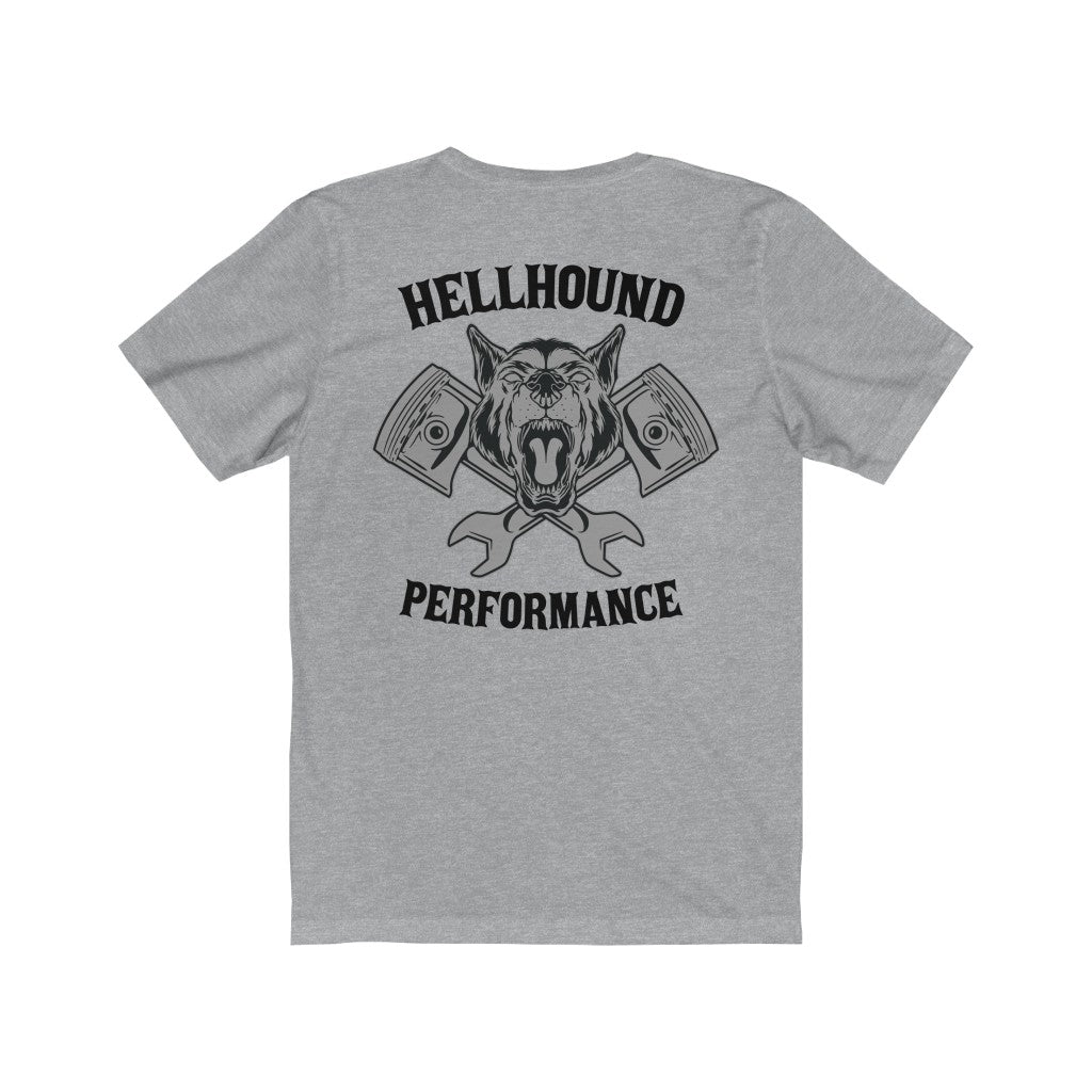 Two Tone Hellhound Performance Classic Unisex Jersey Short Sleeve Tee