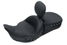 Load image into Gallery viewer, Mustang 08-21 Harley Electra Glide,Rd Glide,Rd King,Str Glide Touring 1PC Seat w/Dr Backrest -Black