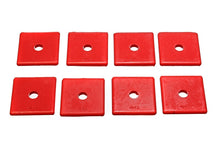 Load image into Gallery viewer, Energy Suspension Pad 2in Sq X 7/16in Id X 1/4in H - Red