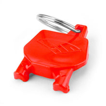 Load image into Gallery viewer, Cycra Key Ring with Number Plate Red