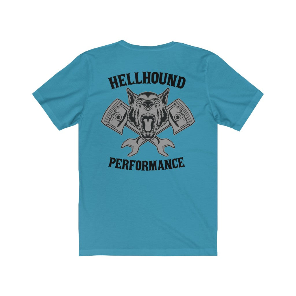 Two Tone Hellhound Performance Classic Unisex Jersey Short Sleeve Tee
