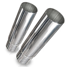 Load image into Gallery viewer, Stainless Works Straight Cut Resonator Tips 2 1/2in ID Inlet 3in Body
