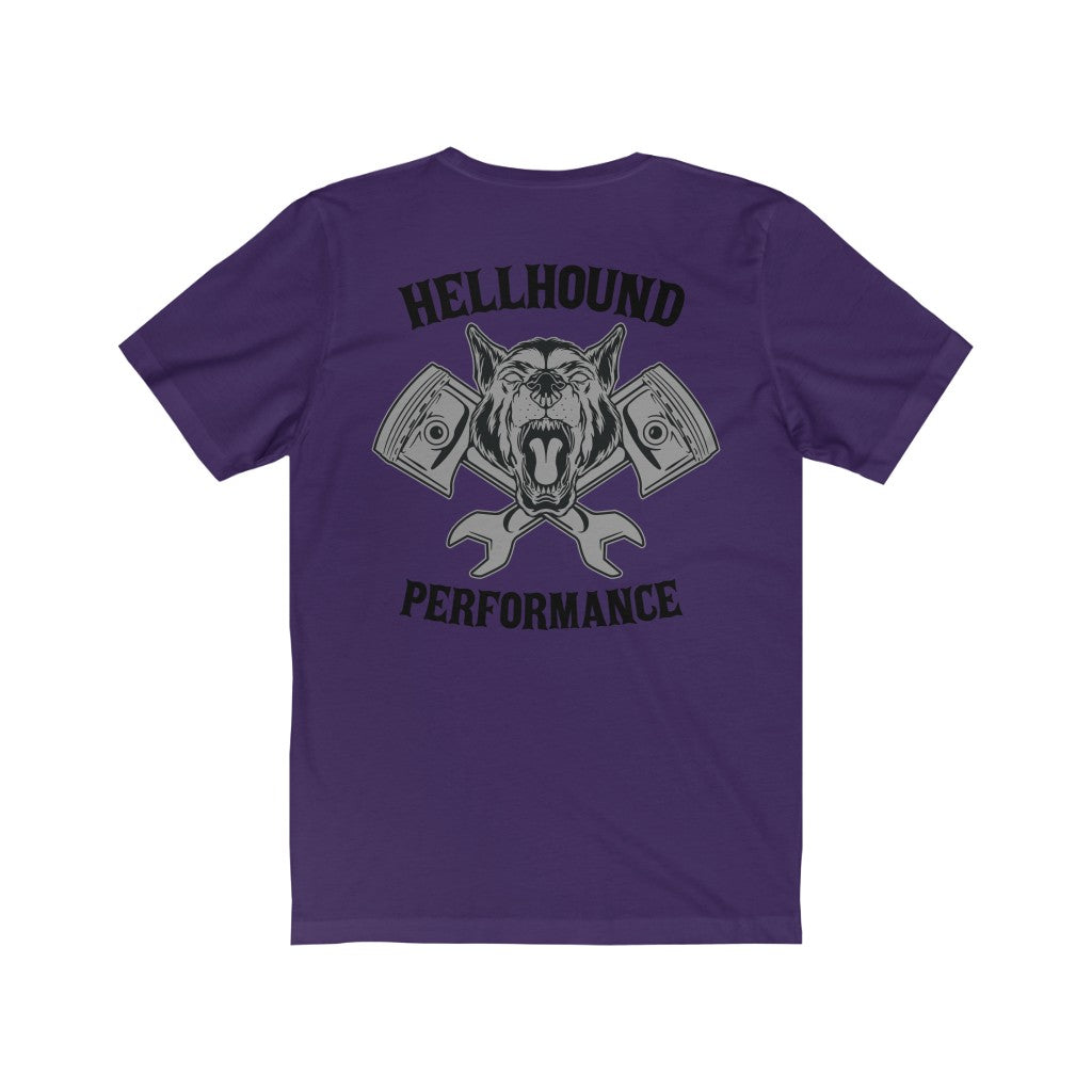 Two Tone Hellhound Performance Classic Unisex Jersey Short Sleeve Tee